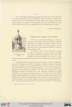 B. Entstehungszeit, Bedeutung, spätere Schicksale