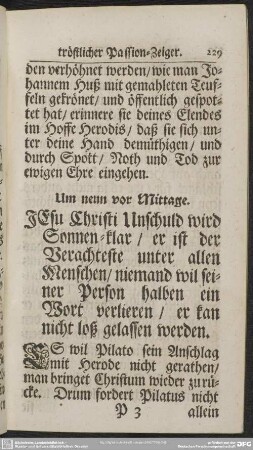Um neun vor Mittage