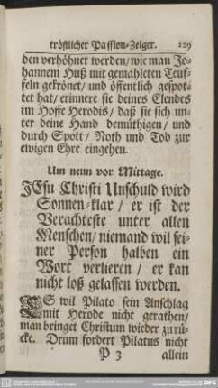 Um neun vor Mittage