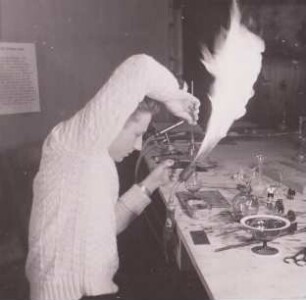 Glasbläser aus Lauscha, Dresden Weihnachtsausstellung 1959