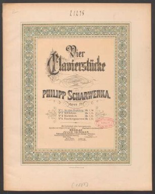 No. 1: An den Frühling