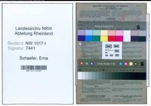 Entnazifizierung Erna Schaefer , geb. 29.01.1905 (Angestellte)