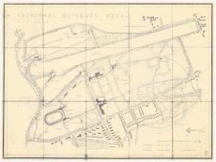 Sportpark, Duisburg-Wedau: Grundriss 1: 2500