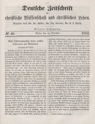 363-370 Ueber kirchenregimentliche Union zwischen Lutheranern und Reformirten : Fortsetzung und Schluß