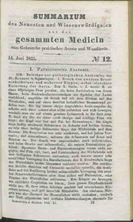 I. Pathologische Anatomie.