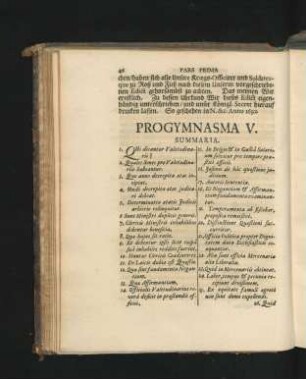 Progymnasma V.