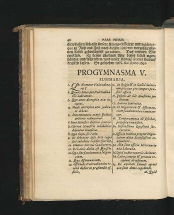 Progymnasma V.