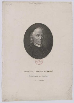 Bildnis des Lodovico Antonio Muratori