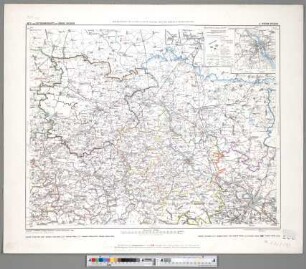 Section Dresden [Orts- und Entfernungskarte des Königr. Sachsen]