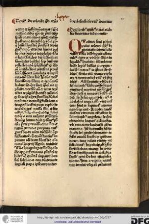 De coloribus quibus ecclesia in ecclesiasticis utitur indumentis.