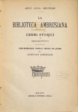 La Biblioteca Ambrosiana