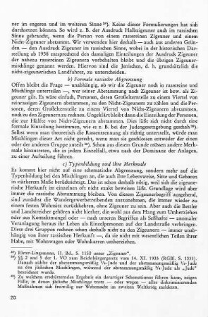 b) Formale rassische Abgrenzung
