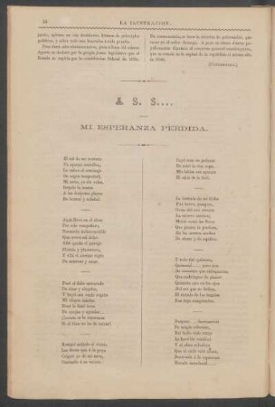 Mi esperanza perdida. : A S. S. ...