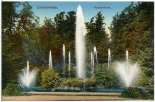 Lichtenwalde. Wasserkünste