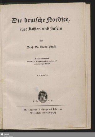Die deutsche Nordsee, ihre Küsten und Inseln