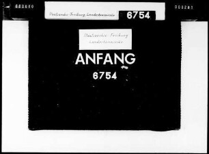 Besetzung des Bezirksamtes Amtsvorstand (Landrat)