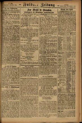 Vierte Ausgabe vom Samstag, den 01. November 1924.