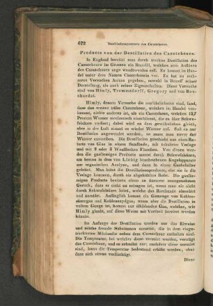 Producte von der Destillation des Caoutchoucs.
