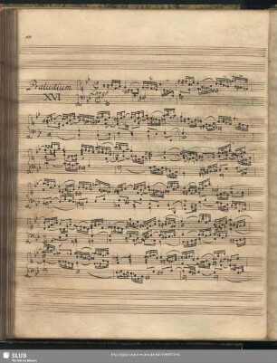 Praeludium XVI... [BWV 885]