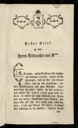 141-149, Erster Brief - Zweyter Brief
