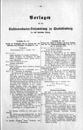 In nicht öffentlicher Sitzung (148,149), 20. Oktober 1915