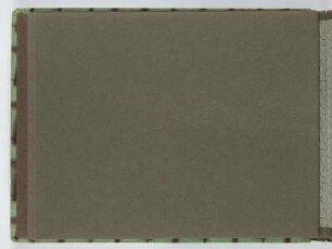 Albumseite (unbestückt) : Reisealbum Nordböhmen. Textileinband mit Kordelbindung; 20,7 x 28,3 x 1,8 cm (um 1925/1930). Dresden: SLUB/DF 2017.C.75