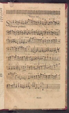 A. Violino Solo, con Basso Continuo.
