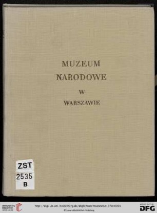 22: Rocznik Muzeum Narodowego w Warszawie