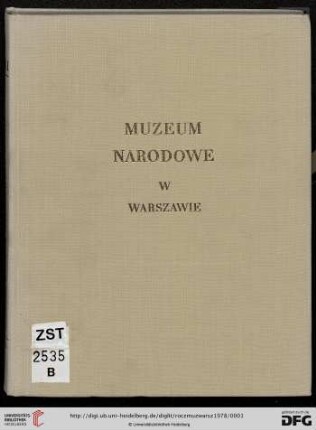 22: Rocznik Muzeum Narodowego w Warszawie