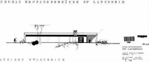 Lauchheim: Empfangsgebäude Nordansicht (Stadtseite)