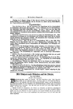 Mit Büchern und Märchen auf die Dauer