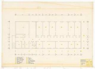 Forschungsinstitut für angewandte Mikroskopie, Photographie und Kinematographie, Karlsruhe: Untersicht Decken Untergeschoss 1:50