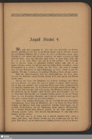 August Strobel +
