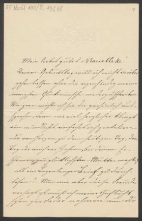 Brief an Mariette von Roell : 18.06.1885