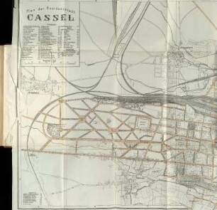 Plan der Residenzstadt Cassel