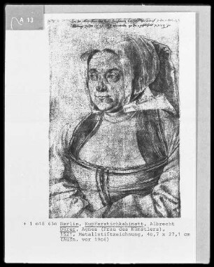 Agnes Dürer in niederländischer Tracht