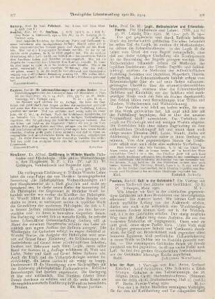 278-279 [Rezension] Jesus der Herr. 5 Vorträge von Karl Heim, Gerhard Reichel, Adolf Schlatter, Otto Schmitz und Erich Stange