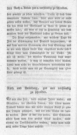 Rath und Anleitung, gut und verständig zu schreiben.