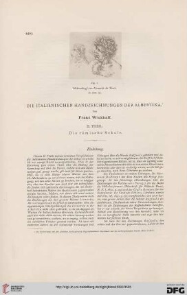 Die italienischen Handzeichnungen der Albertin, [2]