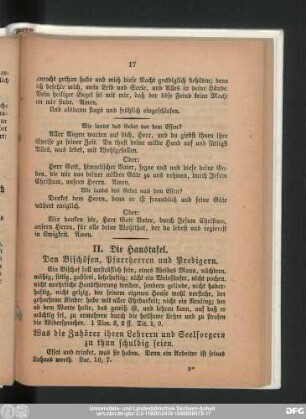 II. Die Haustafel.
