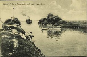 Lötzen, O.-Pr - Canalpartie nach dem Lowentinsee
