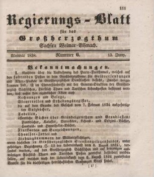 Nr. 6 : 13. Juni 1838