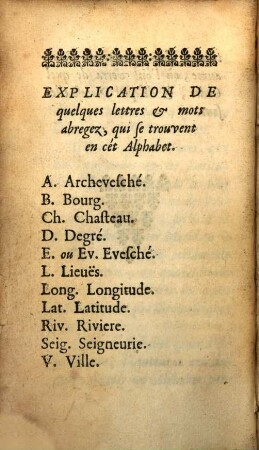 L' Alphabet de la France