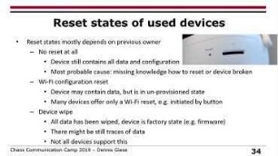 Privacy leaks in smart devices: Extracting data from used smart home devices