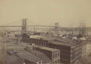 New York: East River Bridge - "Brooklyn Bridge"