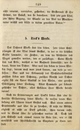 5. Tieck's Werke