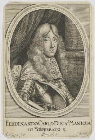 Bildnis der Ferdinando Carlo Duca di Mantoua