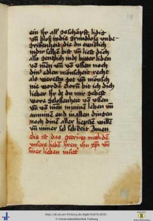 (119r - 126v) Gebete vom Mitleiden Christi.