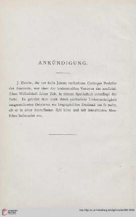 Ankündigung