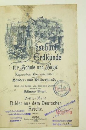 Bd. 3: Bilder aus dem Deutschen Reiche : abgerundete Charakterbilder aus der Länder- und Völkerkunde